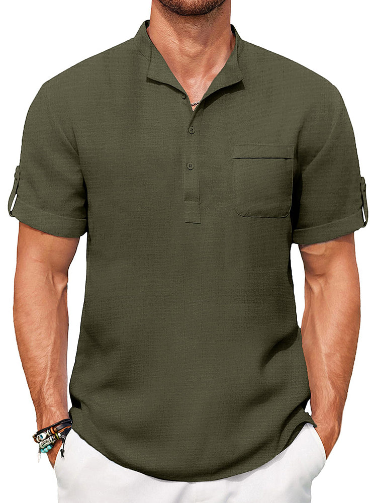 Casual Summer Henley Shirt (US Only)