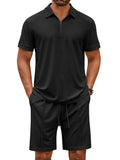 Fashion Polo Shirt Shorts Set (US Only)