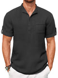 Casual Summer Henley Shirt (US Only)