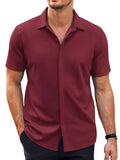 Casual Summer Wrinkle Free Dress Shirt (US Only)