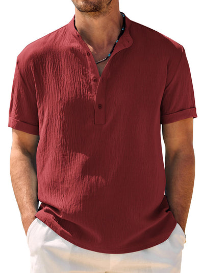 Casual Breathable Soft Henley Shirt (US Only)