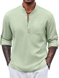 Casual Summer Vacation Henley Shirt (US Only)