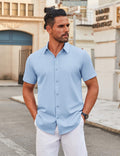 Casual Wrinkle Free Button Down Dress Shirt (US Only)