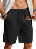 Casual Summer Linen Blend Shorts (US Only)