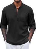 Casual Summer Vacation Henley Shirt (US Only)