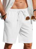 Casual Summer Linen Blend Shorts (US Only)