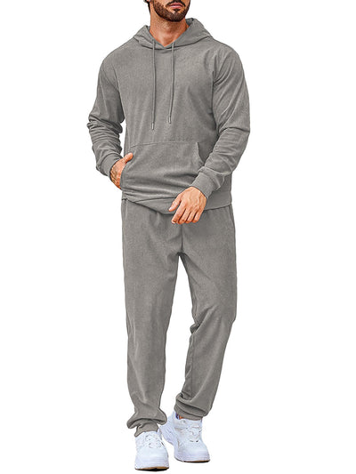 Casual Sports Hoodie Jogging Sweatsuit (US Only)