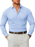 Stretch Wrinkle Free Long Sleeve Button Down Shirt (US Only)