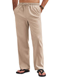Sumer Linen Blend Beach Yoga Trousers (US Only)