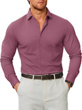 Stretch Wrinkle Free Long Sleeve Button Down Shirt (US Only)