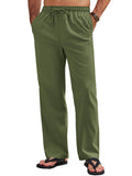 Sumer Linen Blend Beach Yoga Trousers (US Only)