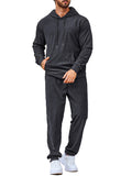Casual Sports Hoodie Jogging Sweatsuit (US Only)