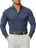 Stretch Wrinkle Free Long Sleeve Button Down Shirt (US Only)