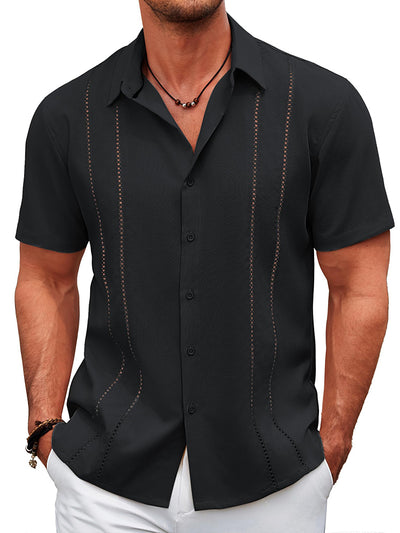 Casual Cuban Guayabera Shirt (US Only)