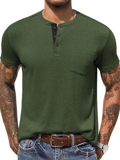 Casual Basic Henley Shirt (US Only)