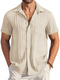 Casual Textured Button Down Shirt (US Only)