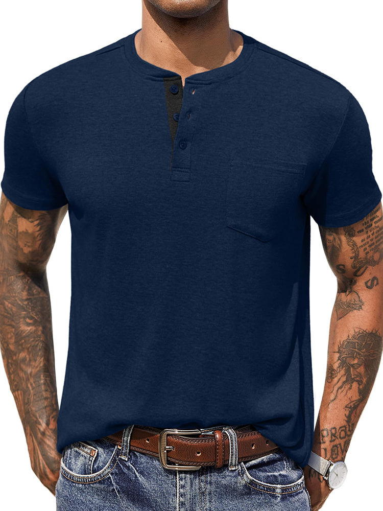 Casual Basic Henley Shirt (US Only)