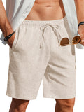 Casual Summer Linen Blend Shorts (US Only)