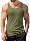 Gym Muscle Ribbed Knit Tank Top (US Only)