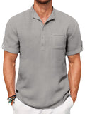Casual Summer Henley Shirt (US Only)