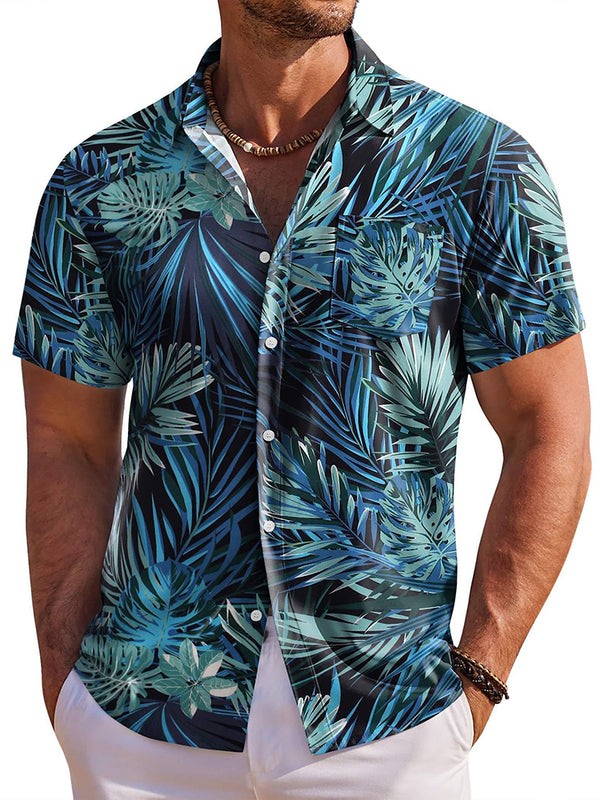 Tropical Holiday Short Sleeve Hawaiian Shirt (US Only)