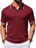 Casual Old Money Knit Polo Shirt (US Only)