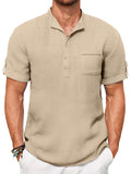 Casual Summer Henley Shirt (US Only)