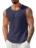 Casual Waffle Knit Muscle Tank Top (US Only)