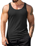 Gym Muscle Ribbed Knit Tank Top (US Only)