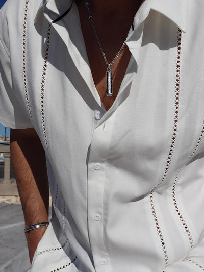 Casual Cuban Guayabera Shirt (US Only)