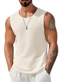 Casual Waffle Knit Muscle Tank Top (US Only)