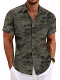 Designer Floral Linen Blend Shirt (US Only)