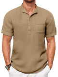 Casual Summer Henley Shirt (US Only)