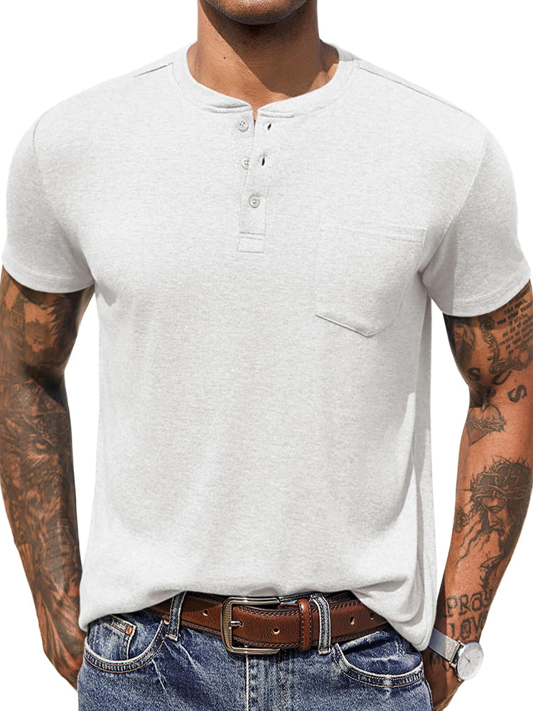 Casual Basic Henley Shirt (US Only)