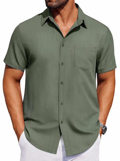 Casual Button Down Denim Shirt (US Only)