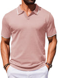 Casual Old Money Knit Polo Shirt (US Only)