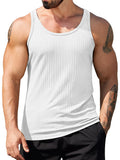 Gym Muscle Ribbed Knit Tank Top (US Only)
