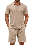 Fashion Polo Shirt Shorts Set (US Only)
