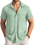 Casual Textured Button Down Shirt (US Only)
