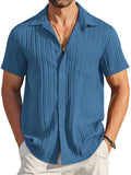 Casual Textured Button Down Shirt (US Only)