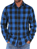 Casual Button Down Plaid Flannel Shirt (US Only)