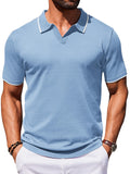 Casual Old Money Knit Polo Shirt (US Only)