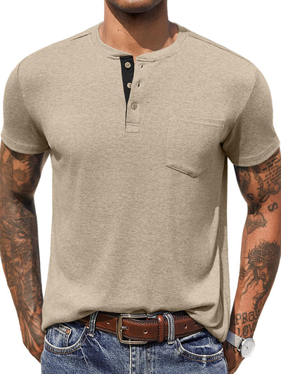 Casual Basic Henley Shirt (US Only)