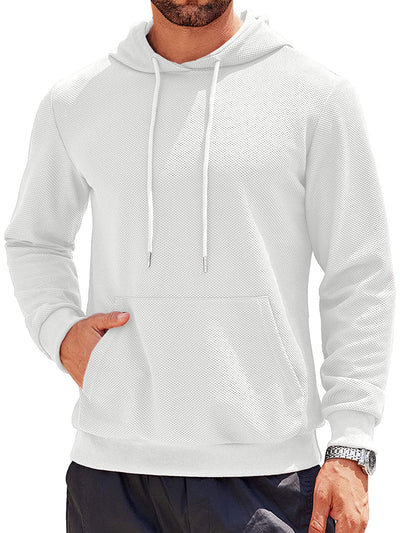 Casual Classic Waffle Knit Hoodie