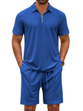 Fashion Polo Shirt Shorts Set (US Only)