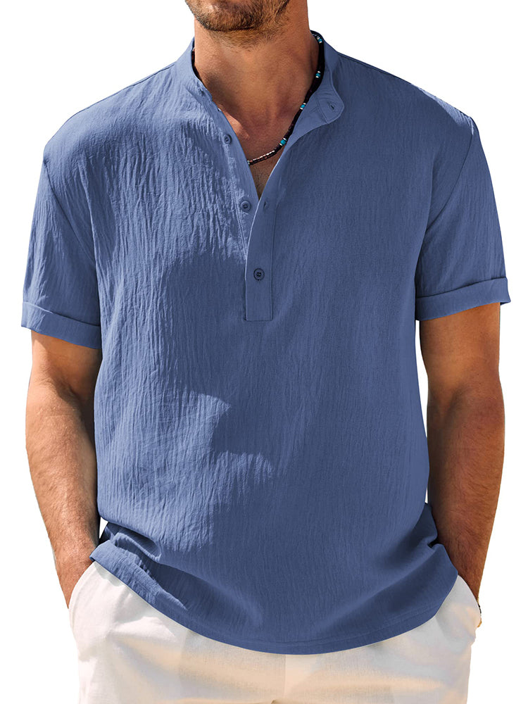 Casual Breathable Soft Henley Shirt (US Only)