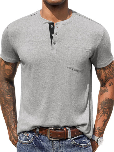 Casual Basic Henley Shirt (US Only)