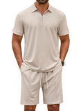 Fashion Polo Shirt Shorts Set (US Only)