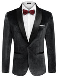 Velvet Tuxedo Blazer Jacket (US Only)