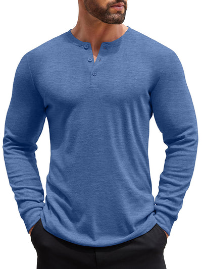 Fashion Lightweight Pullover Henley Shirt (US Only)